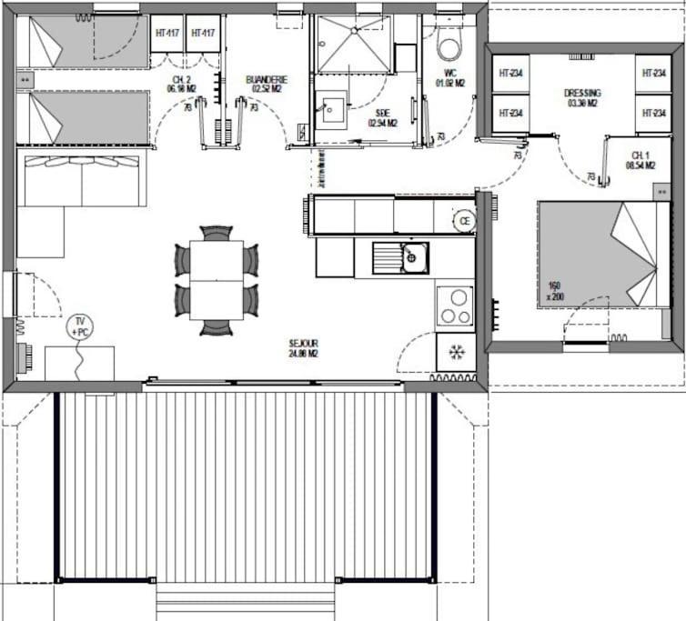 Chalet A Louer - 52M2 - Landes Saint-Geours-de-Maremne Extérieur photo